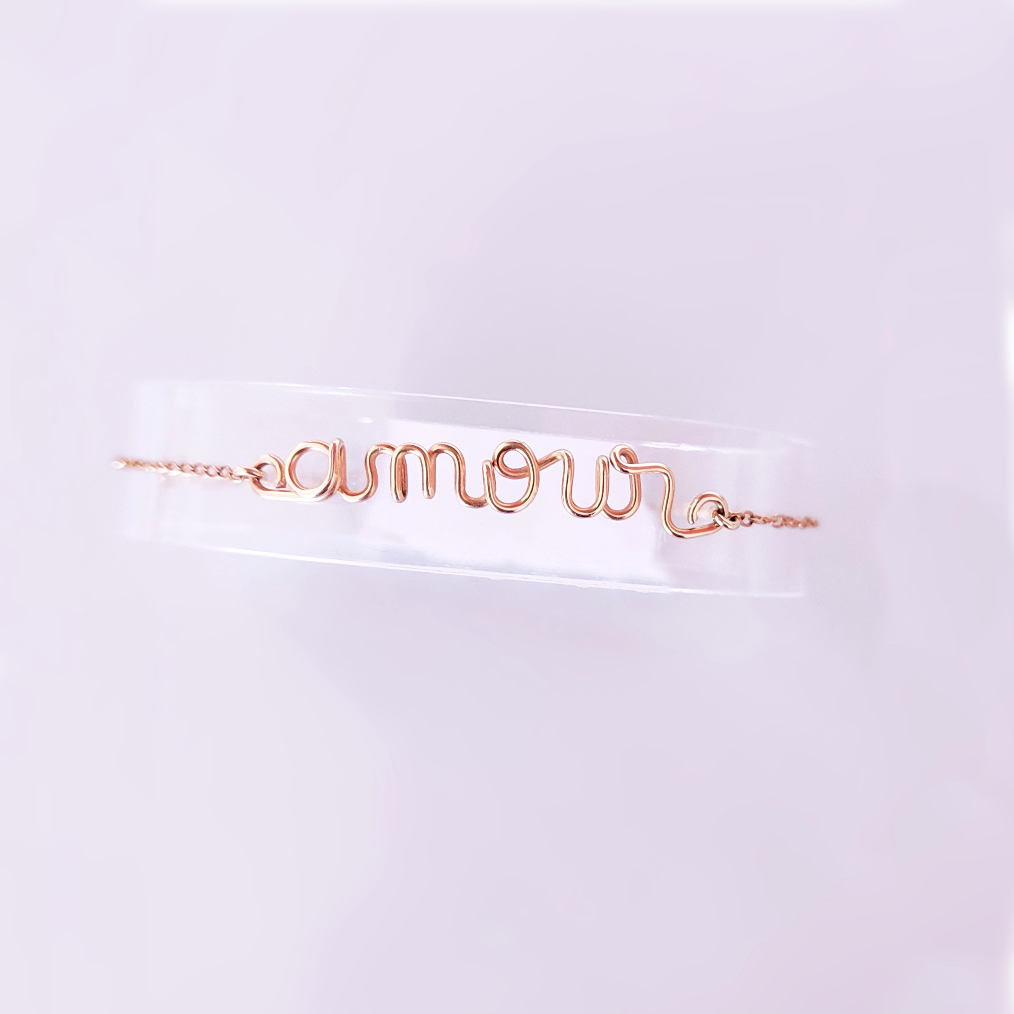 Bracelet message personnalisable – chaîne ajustable – Image 7