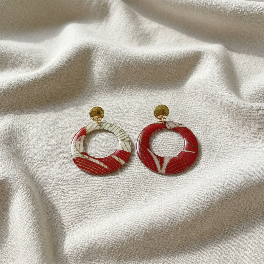 Créoles en papier Indien – Image 2