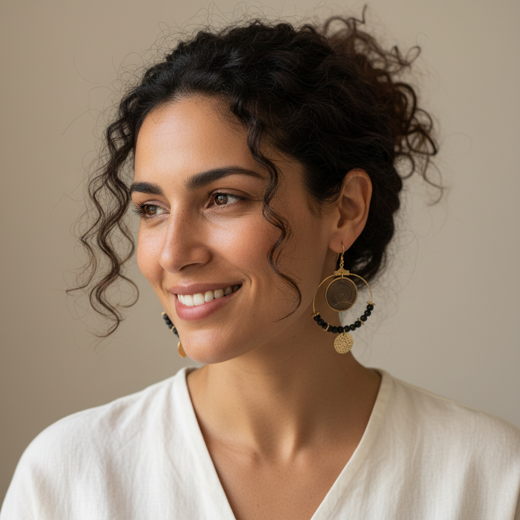 Créoles perles 5 – Image 2