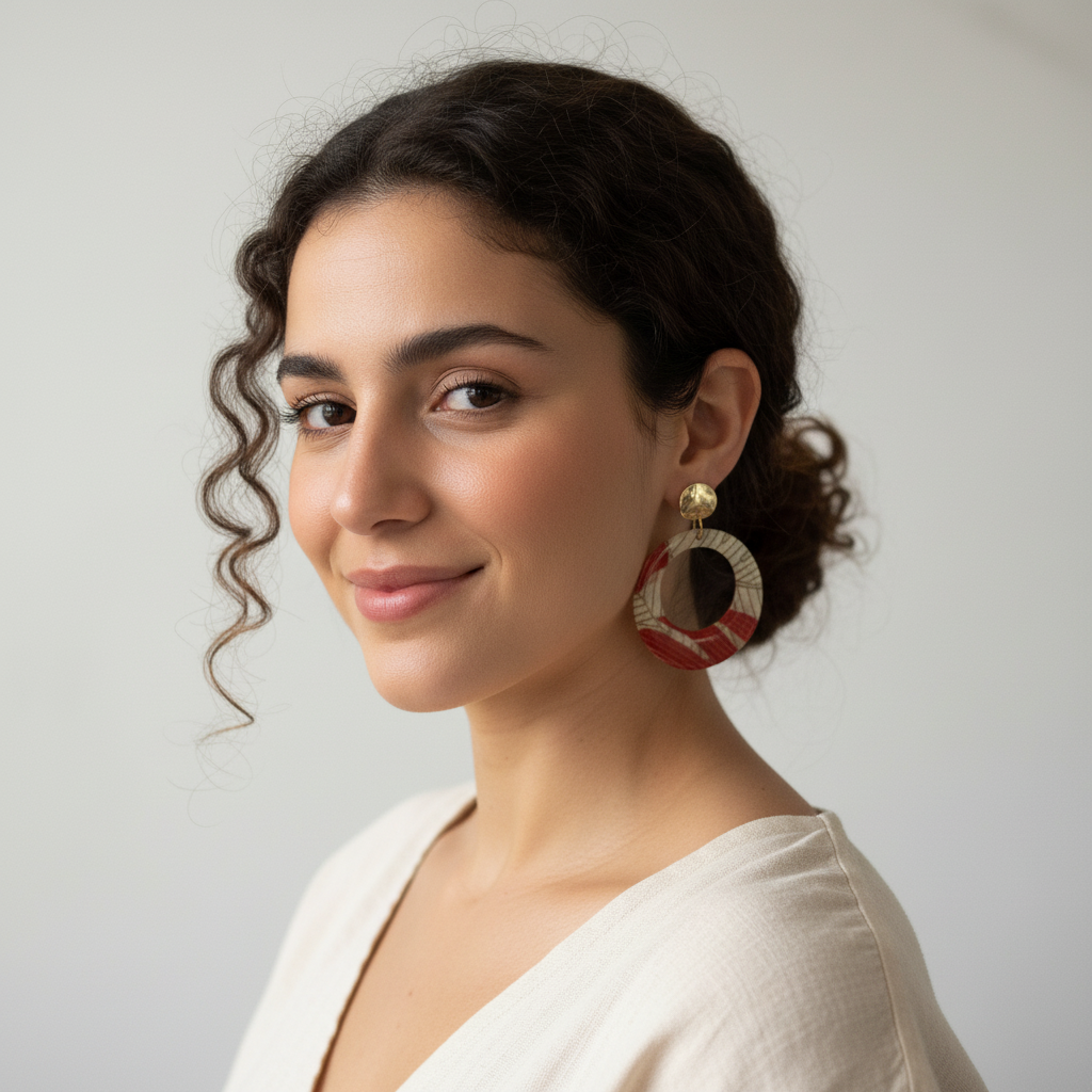 Créoles en papier Indien