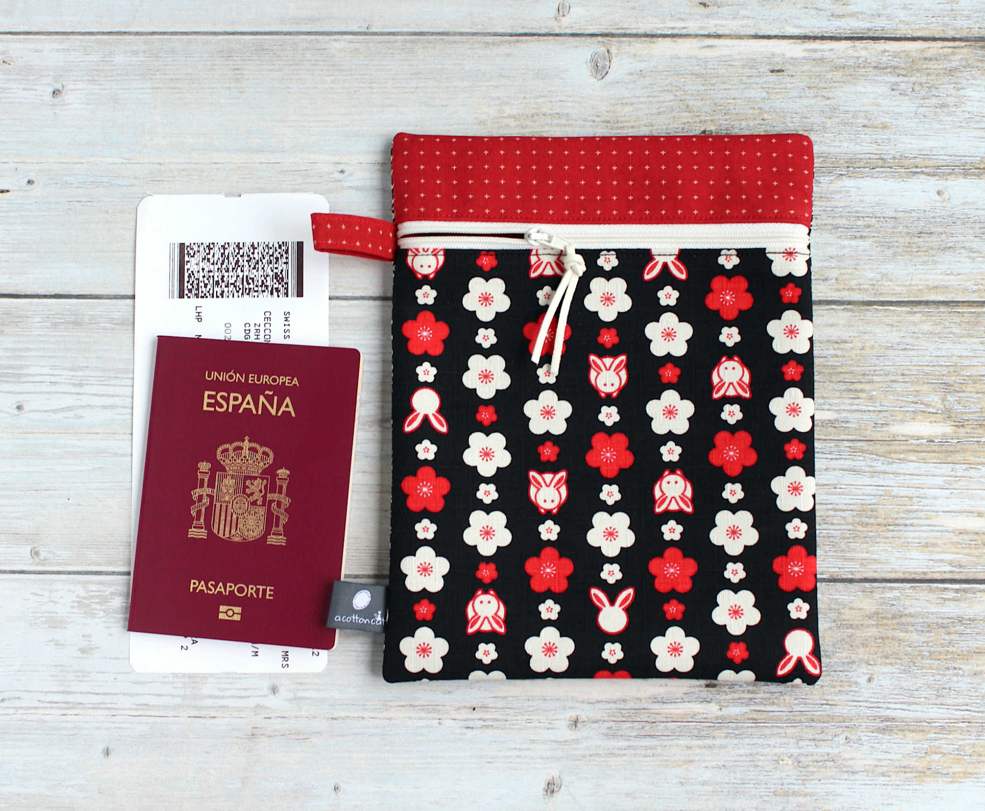 pochette porte documents de voyage