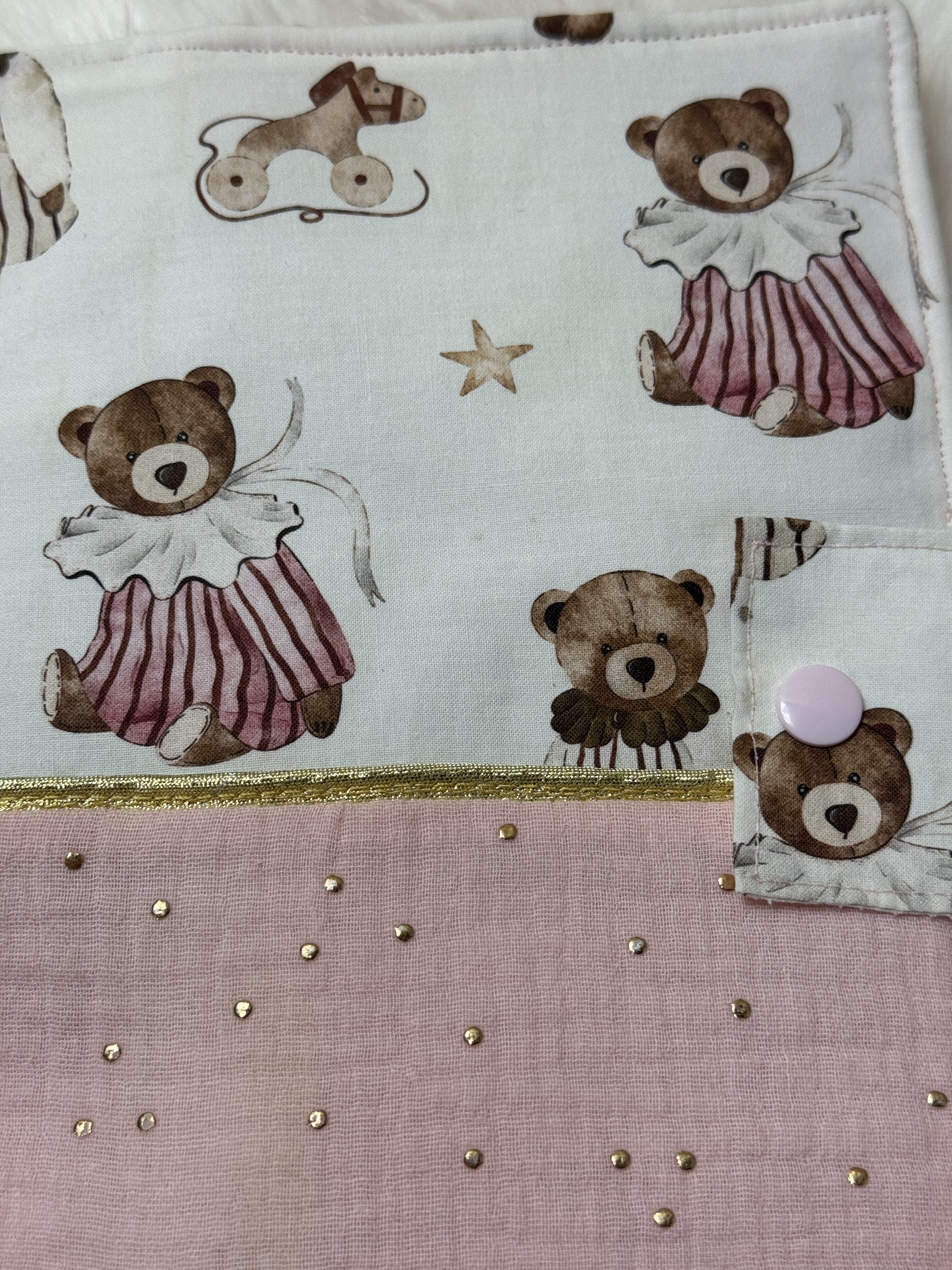 protège carnet de santé rose