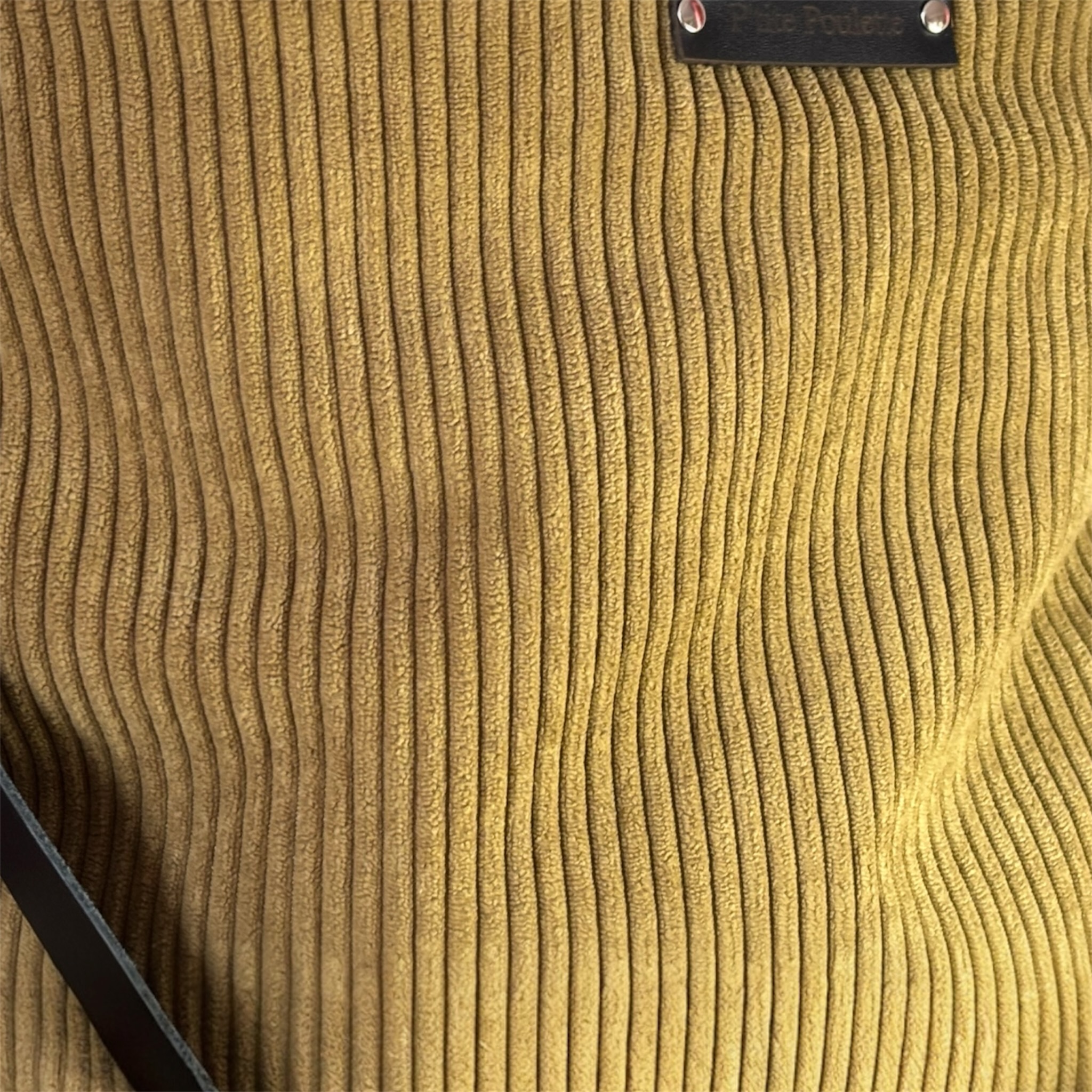 Sac Cabas Femme en Velours Côtelé Tabac– Création Artisanale Française – Image 2
