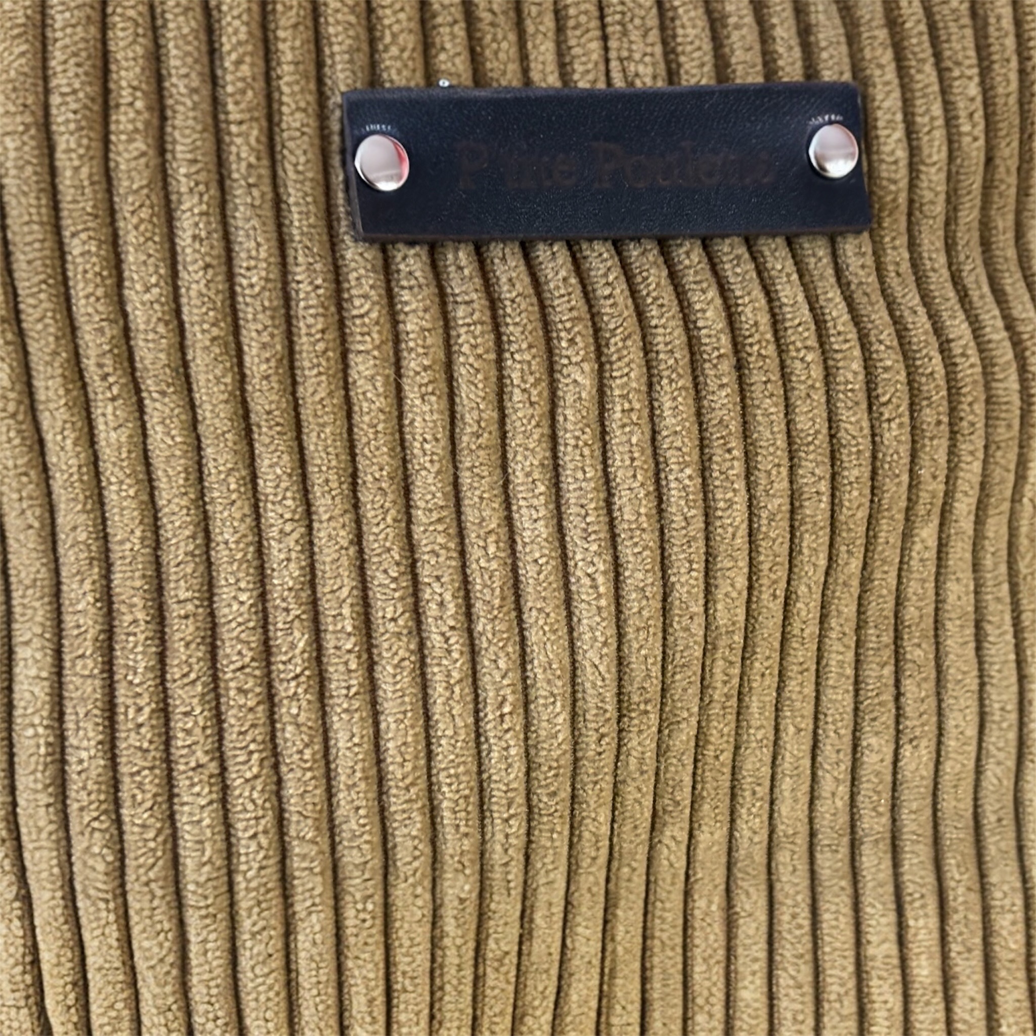 Sac Cabas Femme en Velours Côtelé Tabac– Création Artisanale Française – Image 3