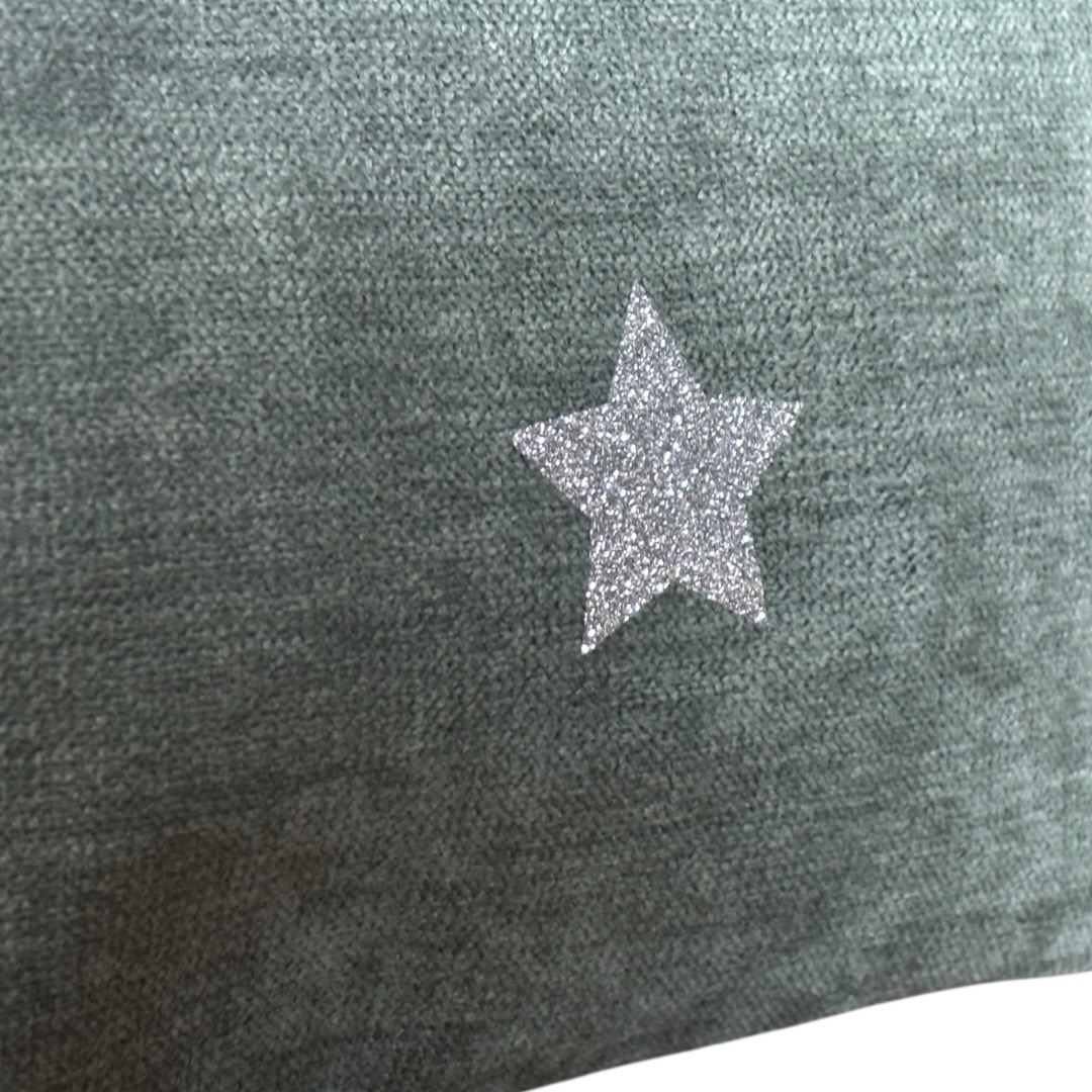 Duo trousse en velours côtelé vert d'eau et son porte monnaie assorti- Création artisanale française – Image 2