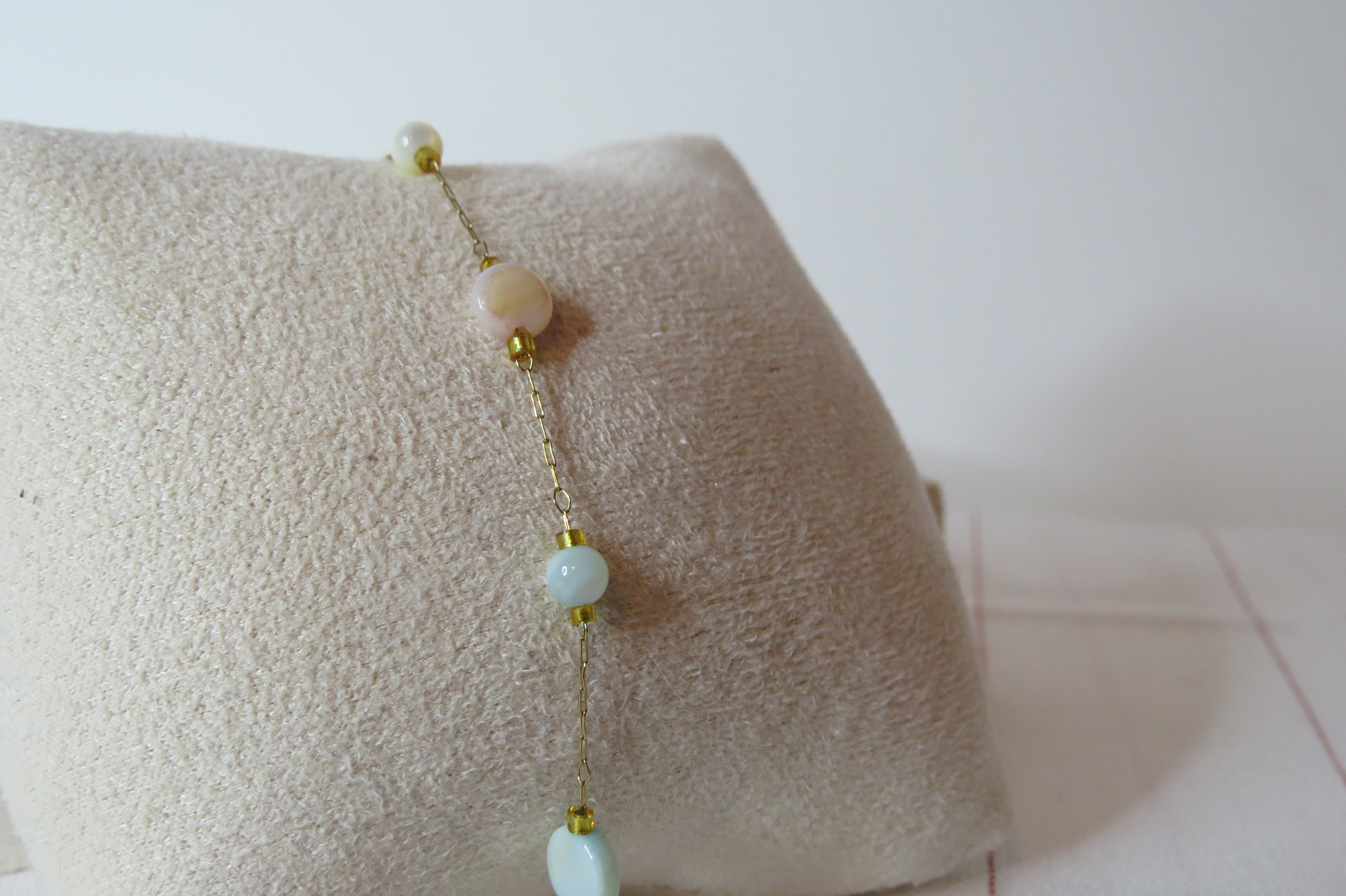 Bracelet nacre et fermoir acier inoxydable – Image 3