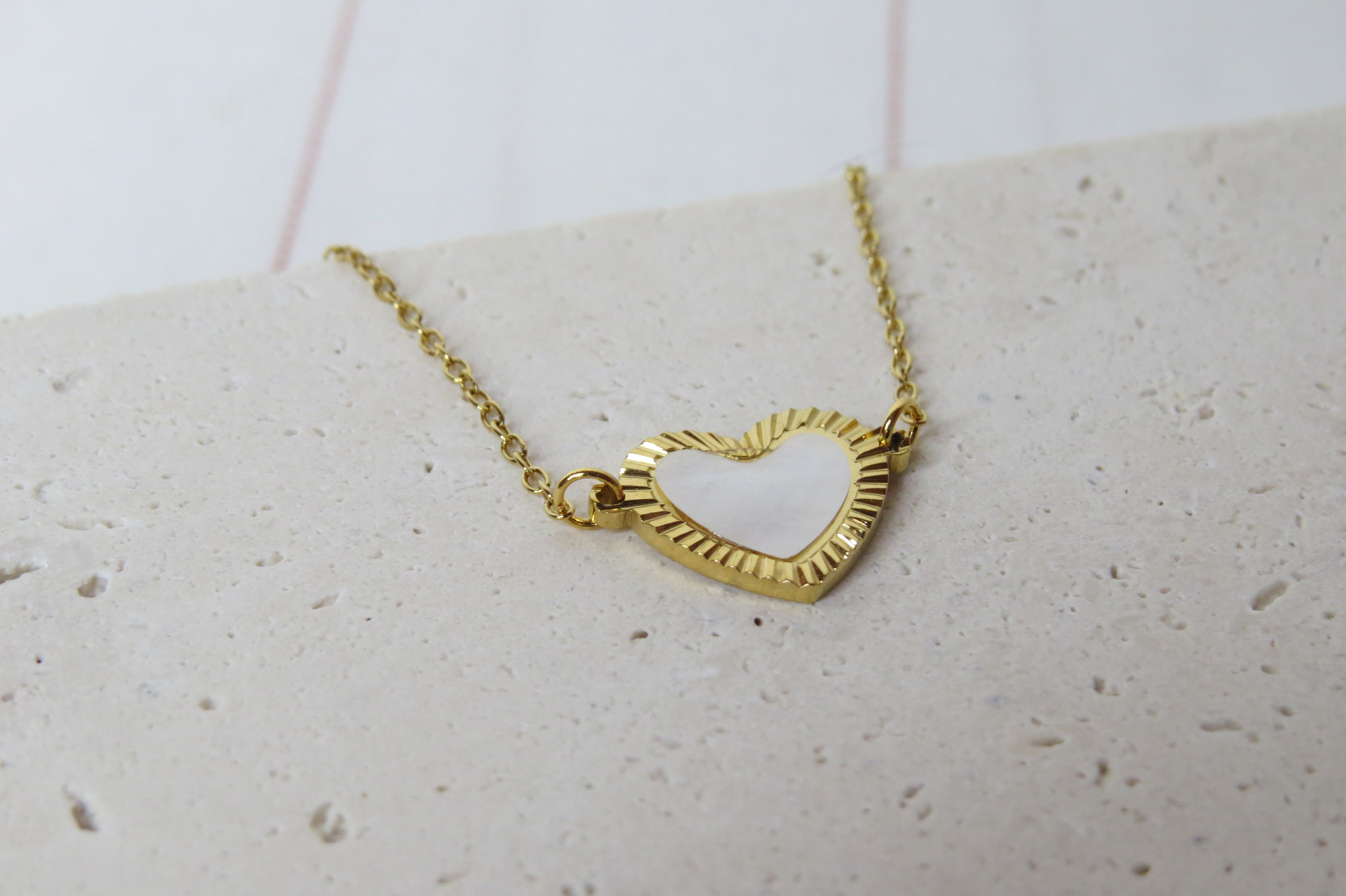 Bracelet nacre et fermoir acier inoxydable – Image 2