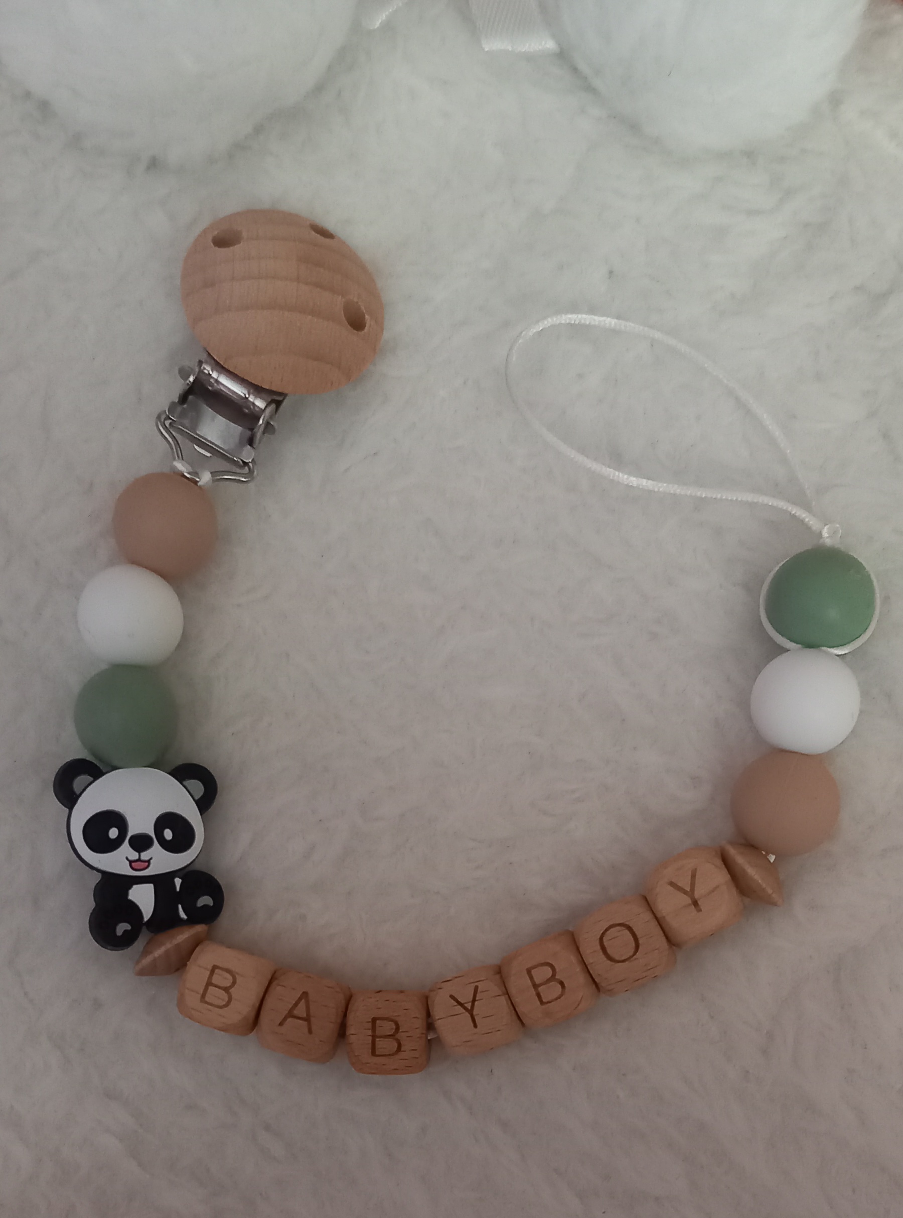 Attache tétine personnalisée 🐼 – Image 2