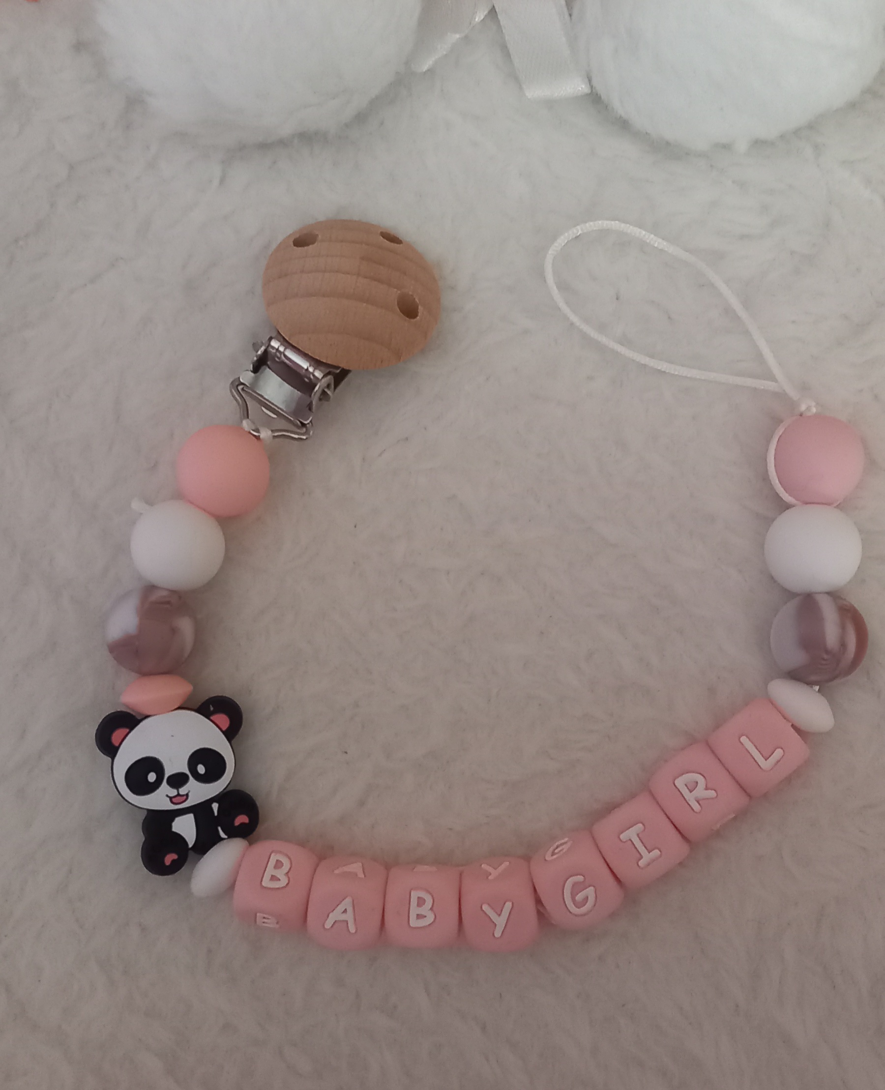 Attache tétine personnalisée 🐼 – Image 2