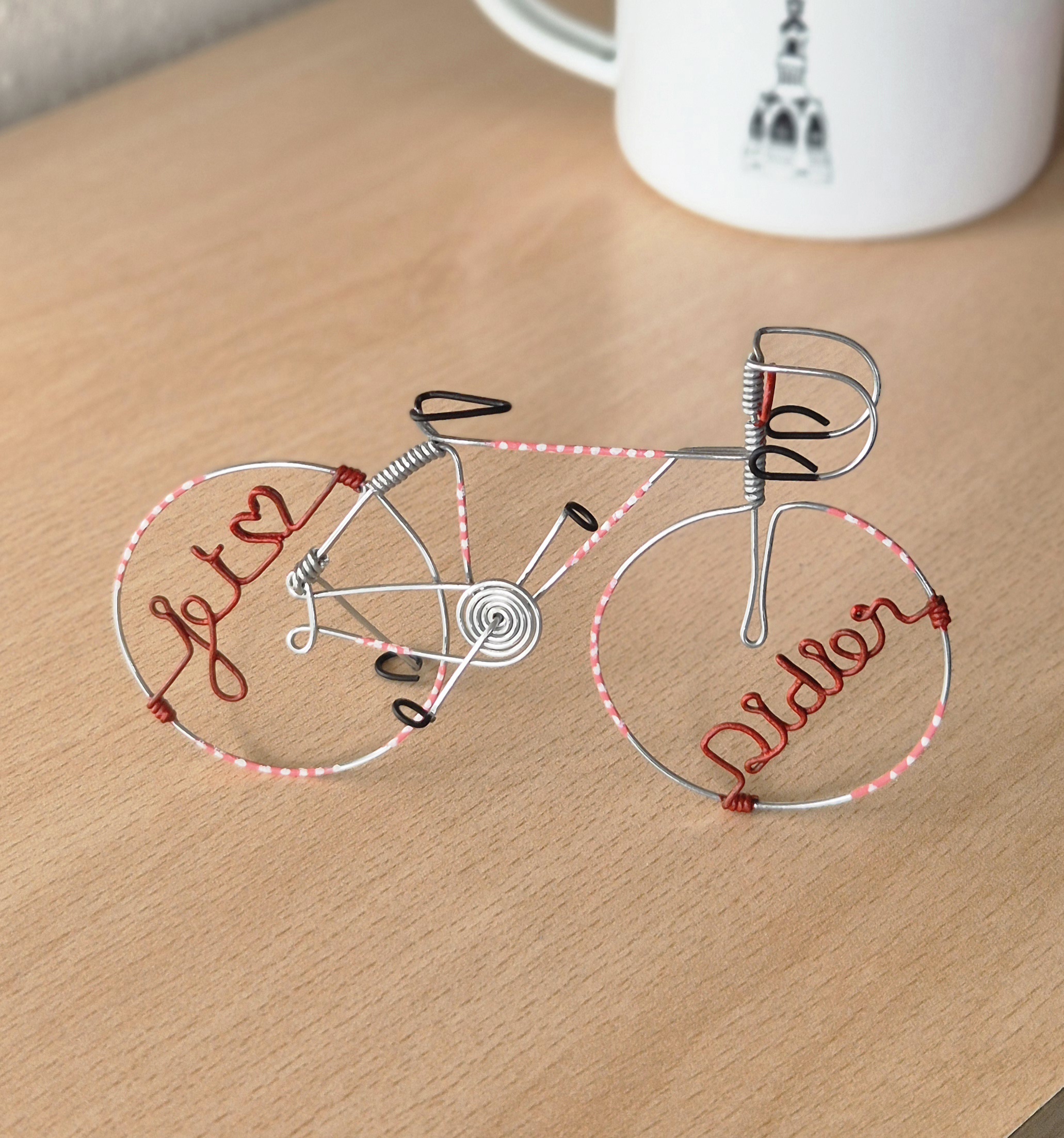 Vélo miniature Saint-Valentin personnalisable – Image 6