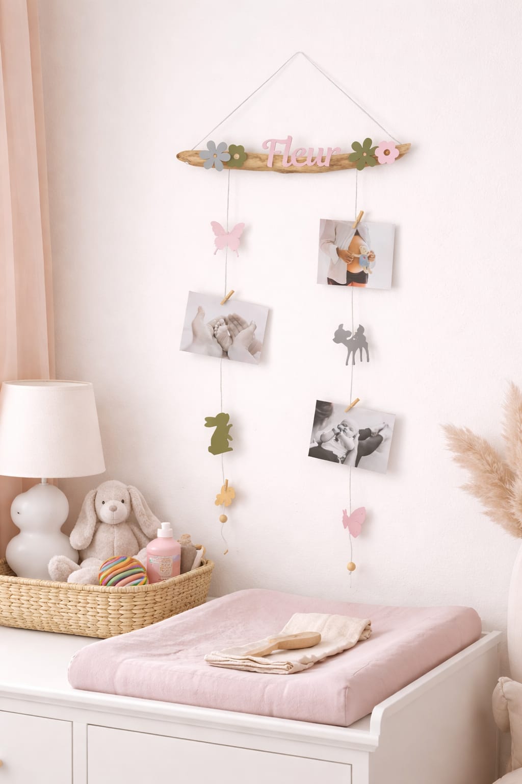 Pêle-Mêle Porte-Photos Faon et papillons