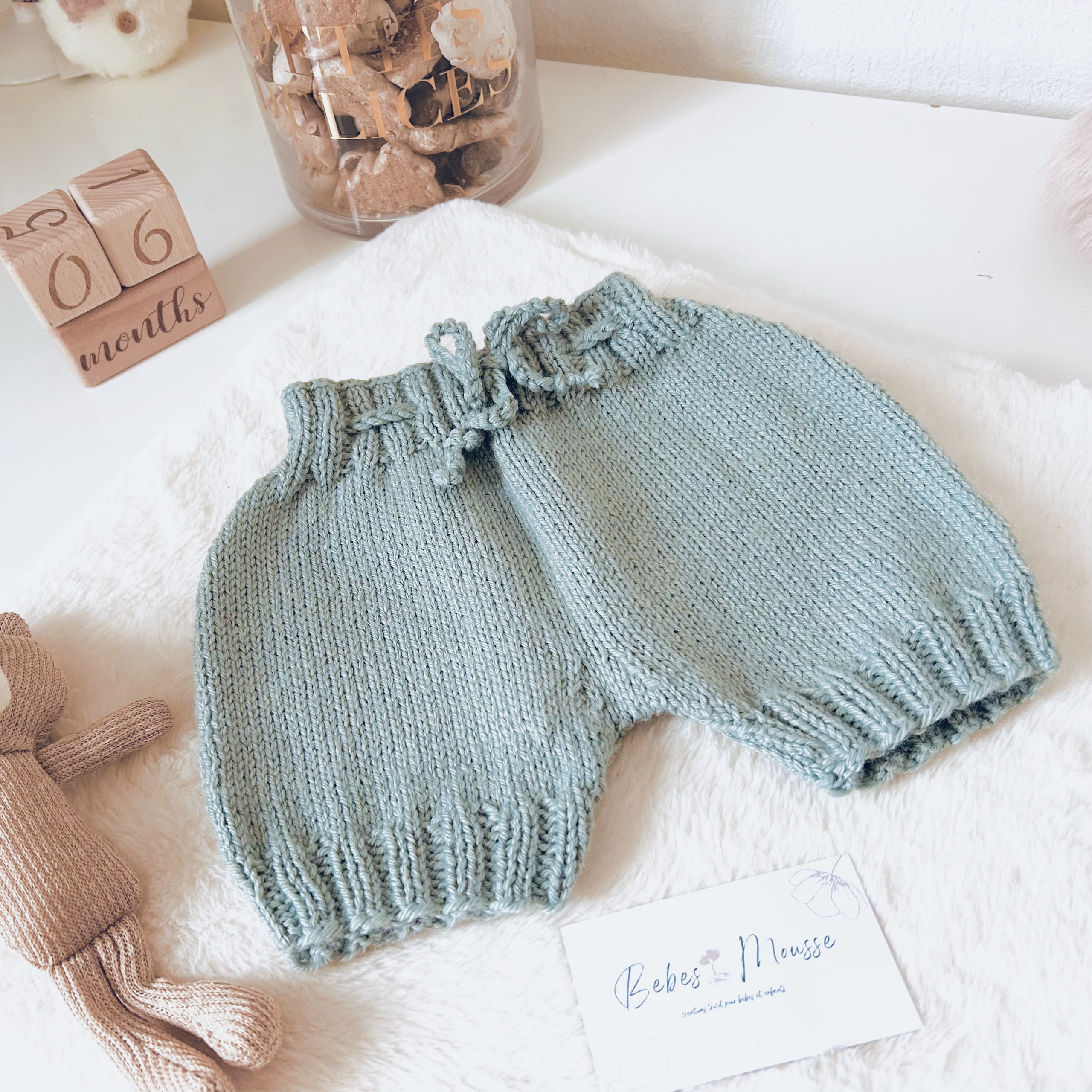 Bloomer culotte bébé en laine mérinos - 3 coloris – Image 3