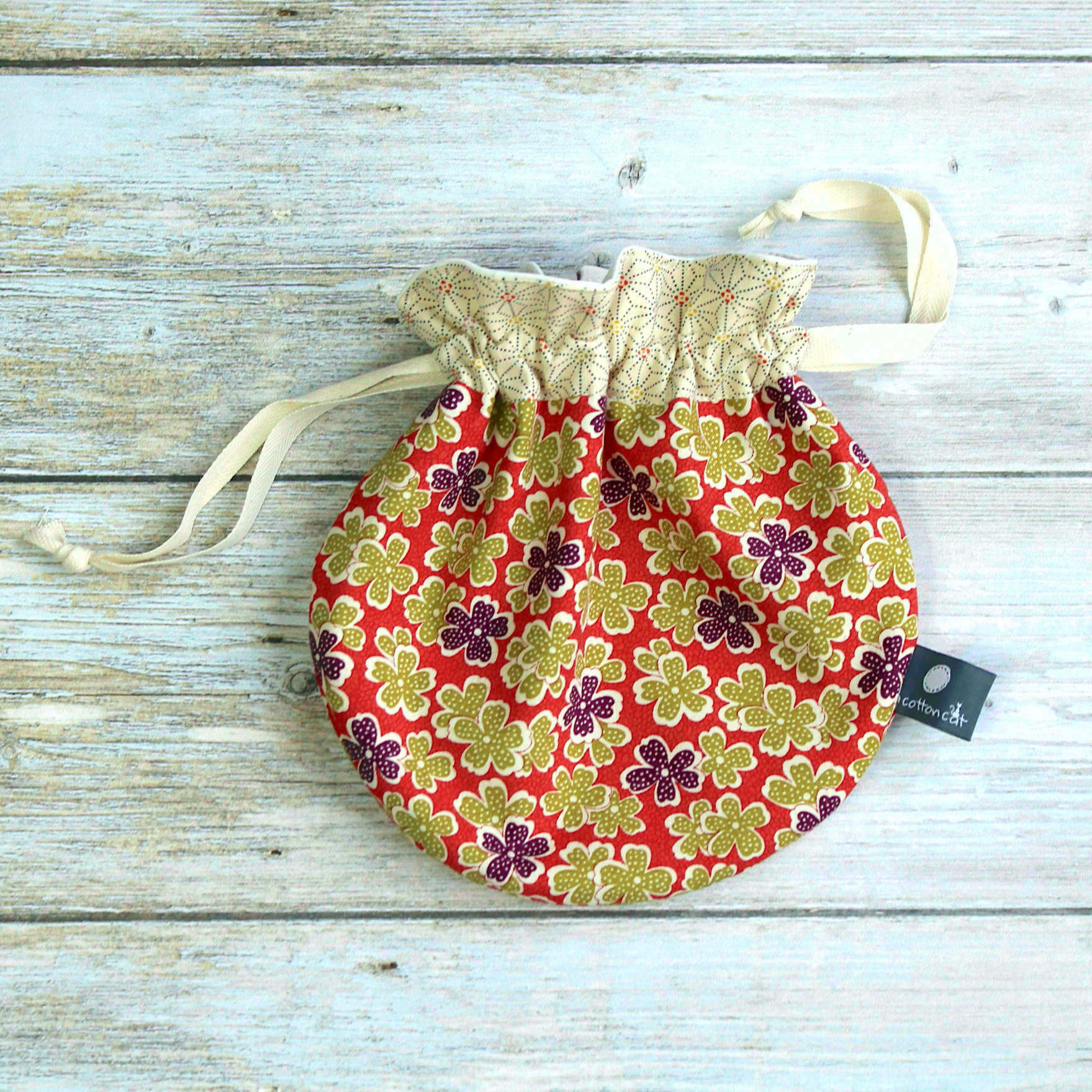 pochette japonaise ronde liens