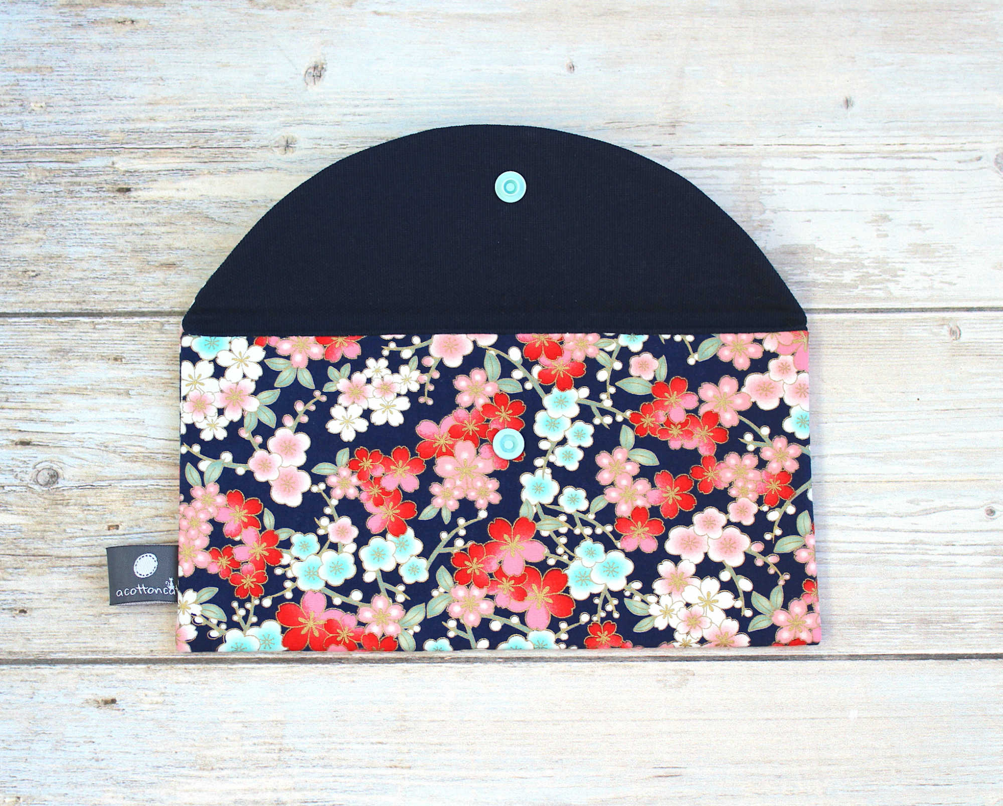 Pochette passeport billets avion, porte documents voyage, trousse japonaise enveloppe tissu – Image 5