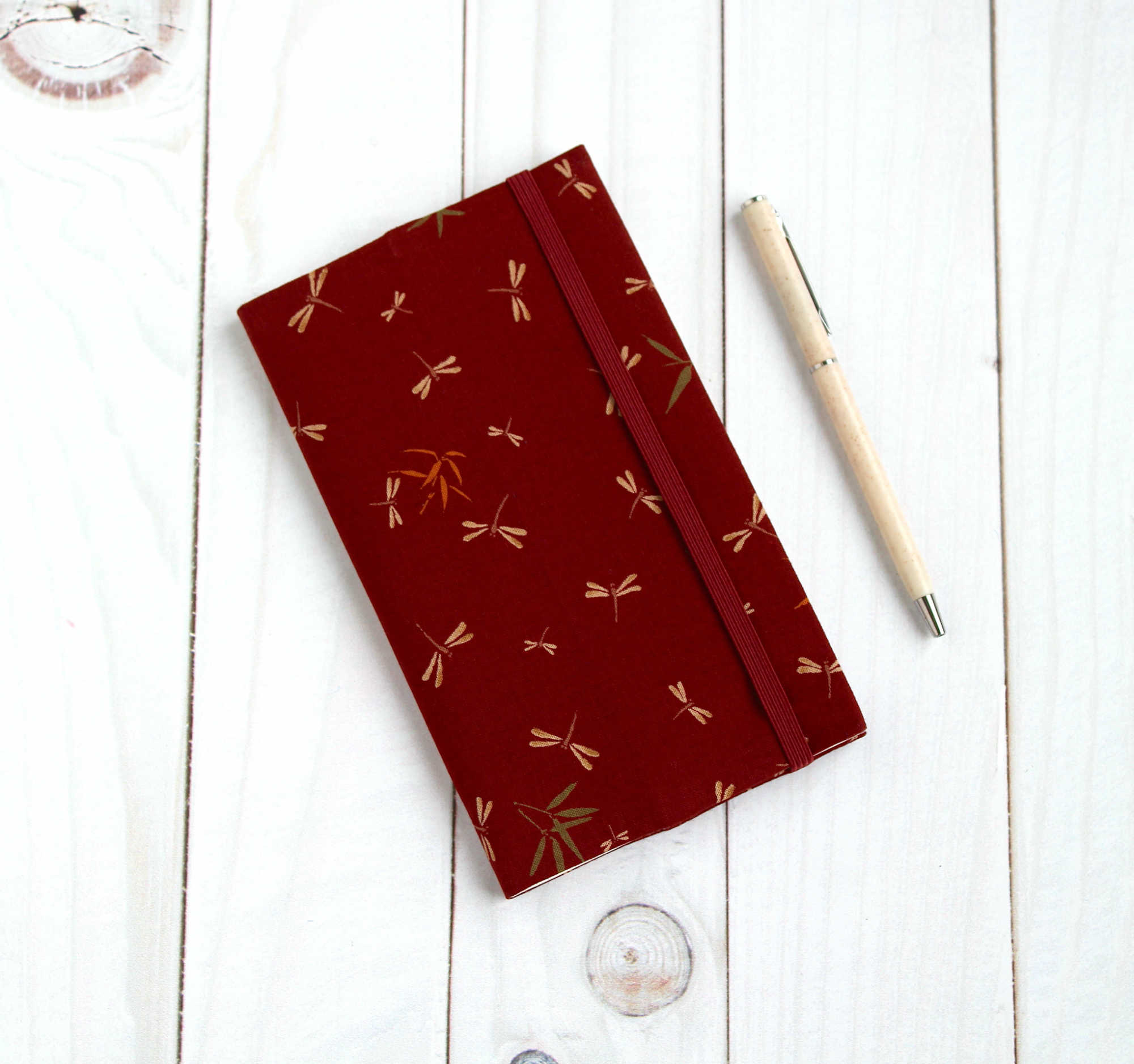 porte chequier tissu japonais