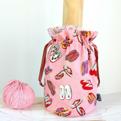 sac a projets crochet tricot
