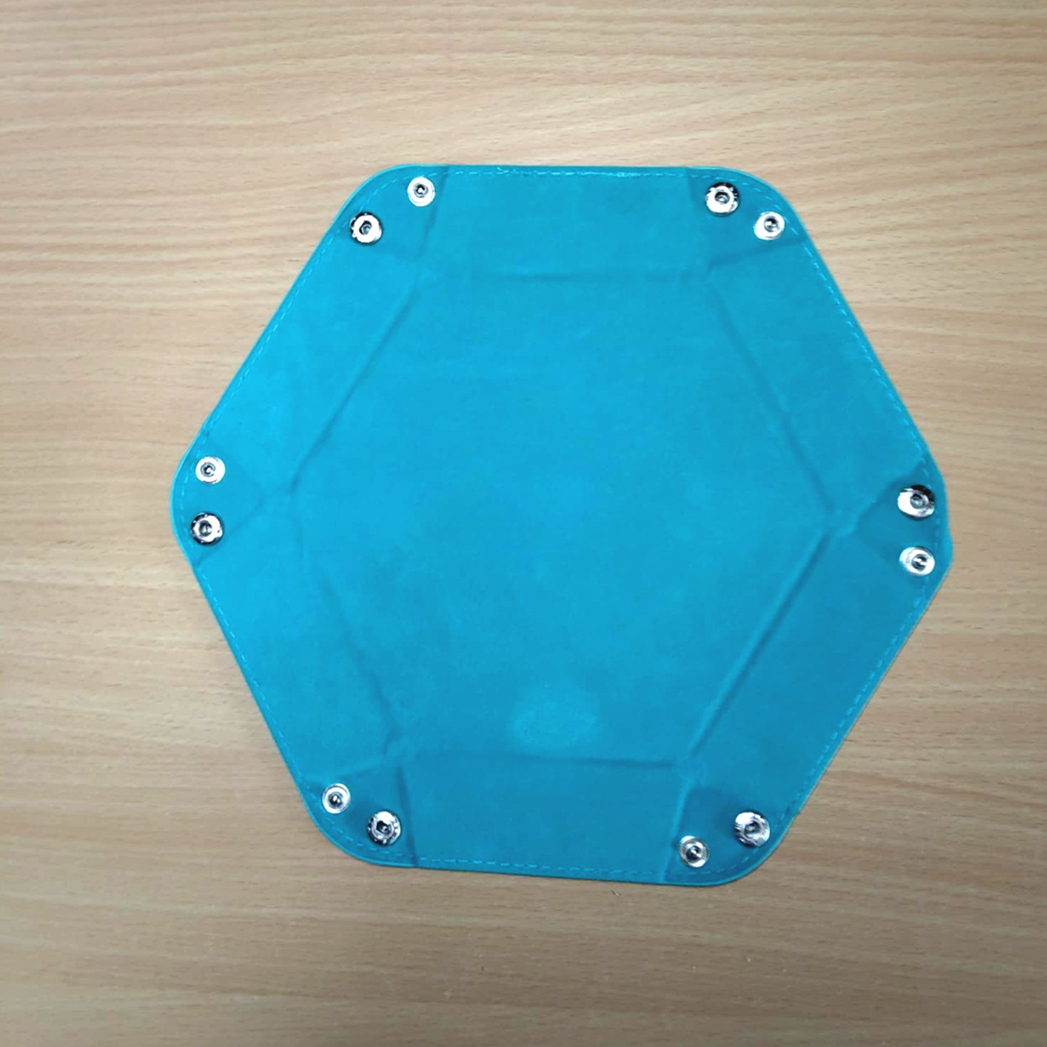 Hexagone bleu turquoise 0,00&nbsp;&euro;