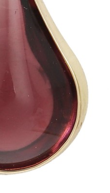 Boucles d'oreilles goutte de verre, coloris au choix – Image 5