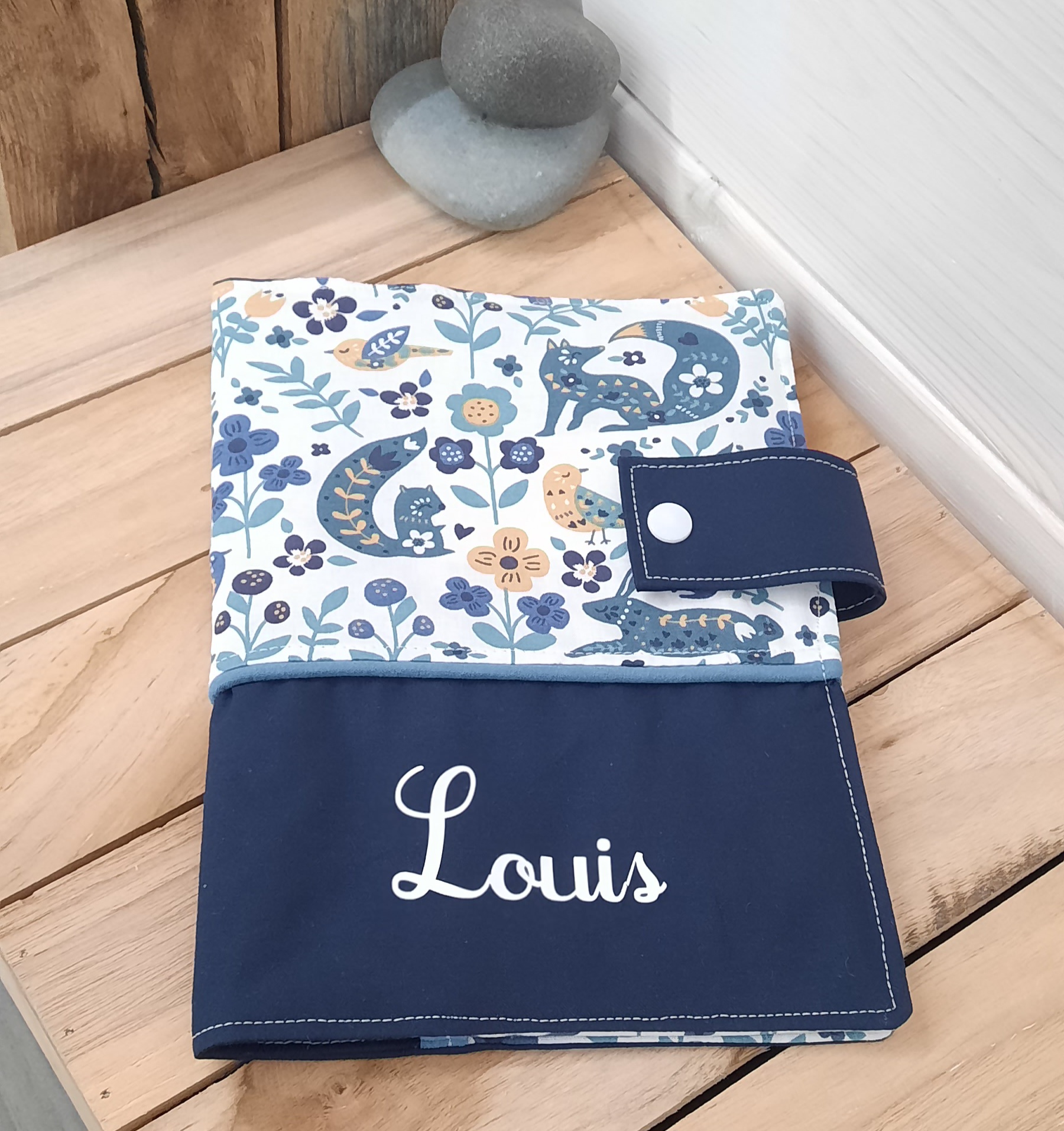 Protège Carnet de Santé Personnalisé _Cadeau de Naissance – Image 2