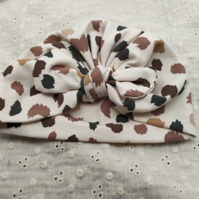 Bonnet turban coton bébé