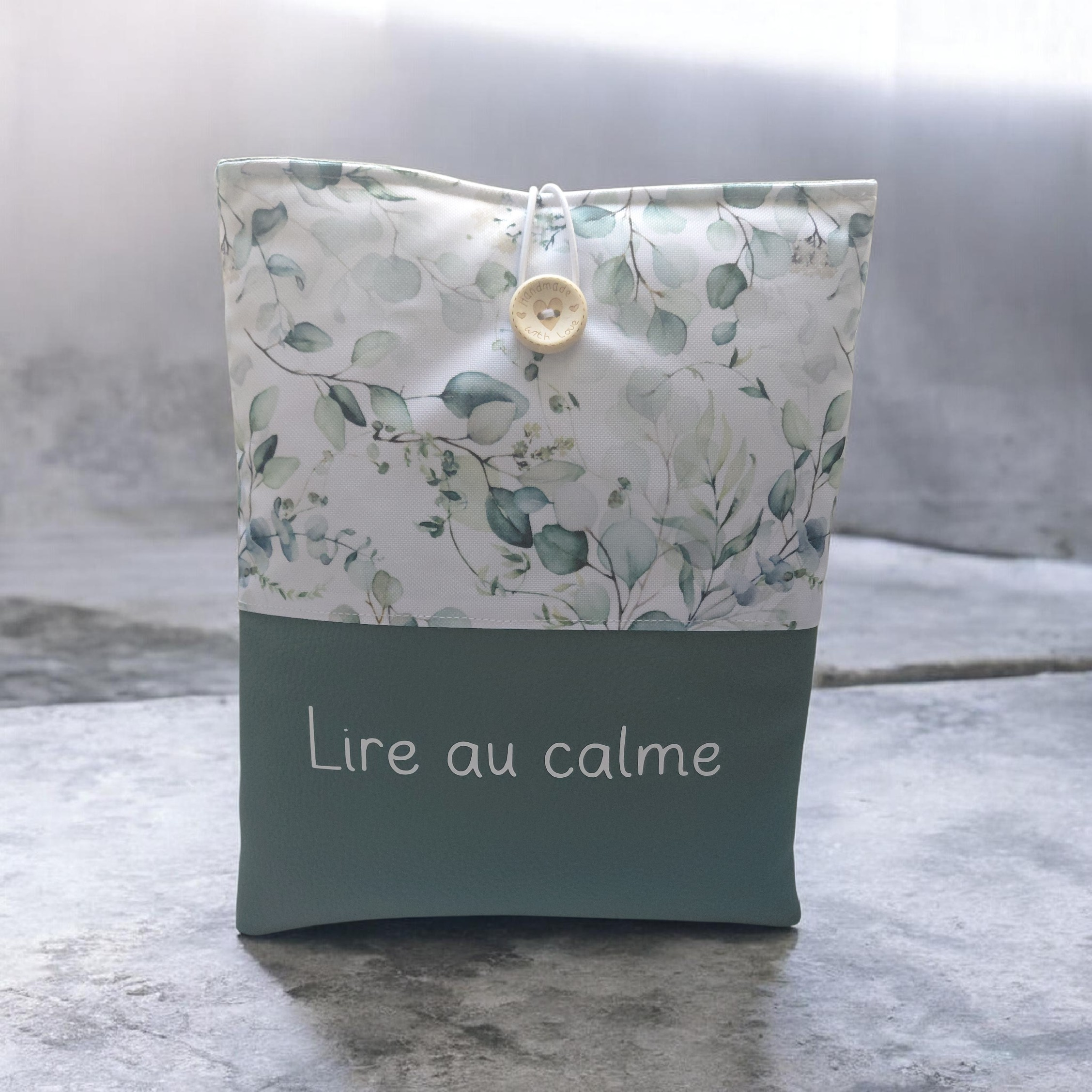 Pochette protège-livre, liseuse et tablette “Lire au calme” — imperméable & molletonnée – Image 3