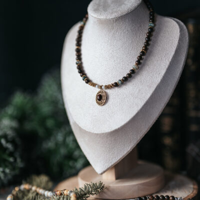 Collier pierres naturelles