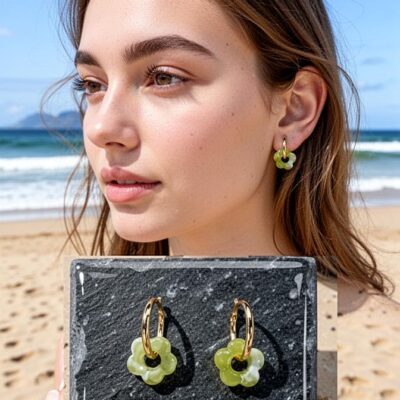 Créoles Fleur Pomme