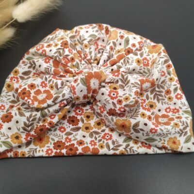 Bonnet turban bébé