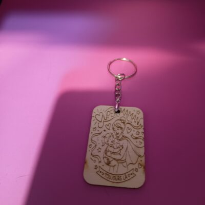 Porte-clés "Maman Héroïne"