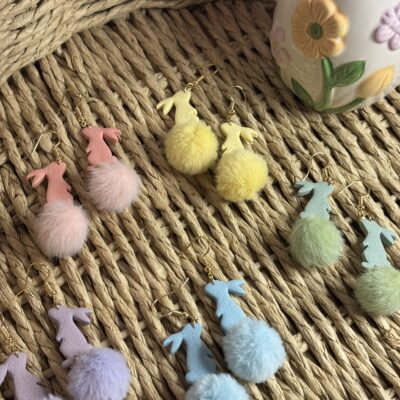 Boucles d'oreilles Lapin