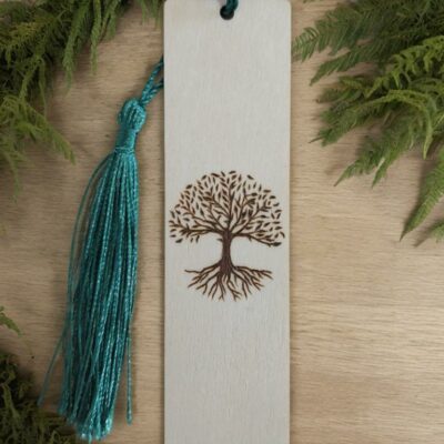 Marque page arbre de vie bois fait main