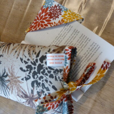 Pochette à livre "poche" - savane