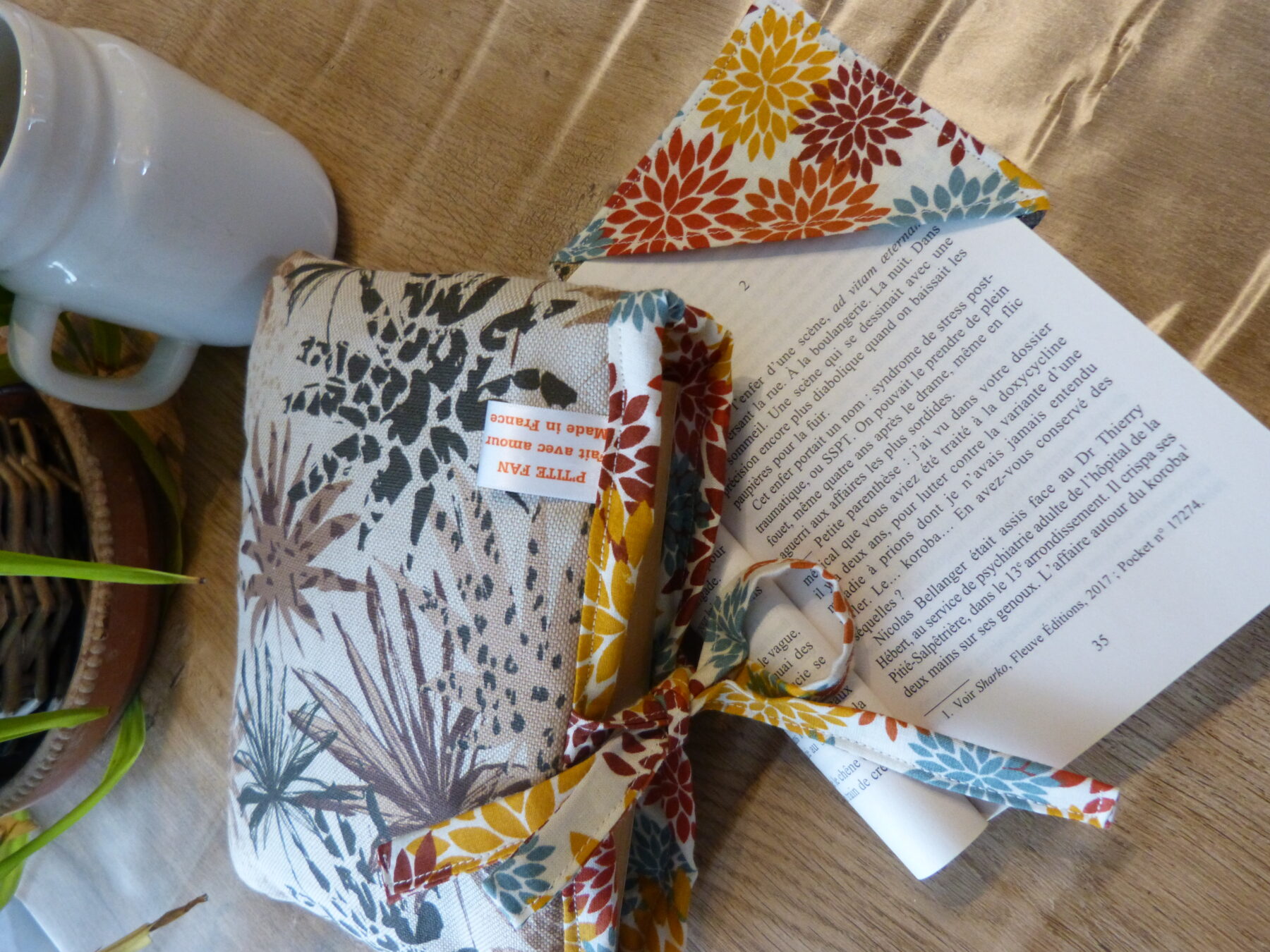 Pochette à livre "poche" - savane – Image 2