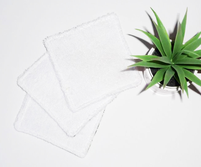 Grandes lingettes lavables COCCINELLE (lot de 3) - Lingettes hygiéniques lavables et réutilisables - Papier hygiénique lavable et réutilisable