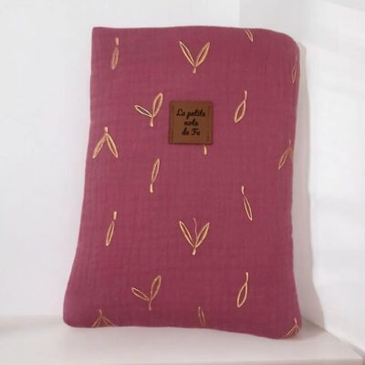Housse de livre – Framboise Dorée