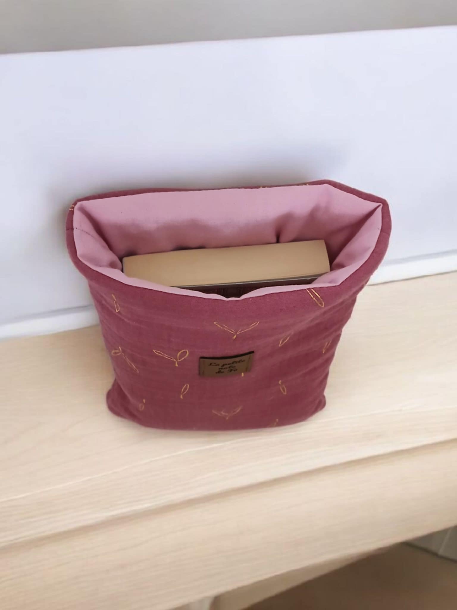 Housse de livre – Framboise Dorée – Image 2