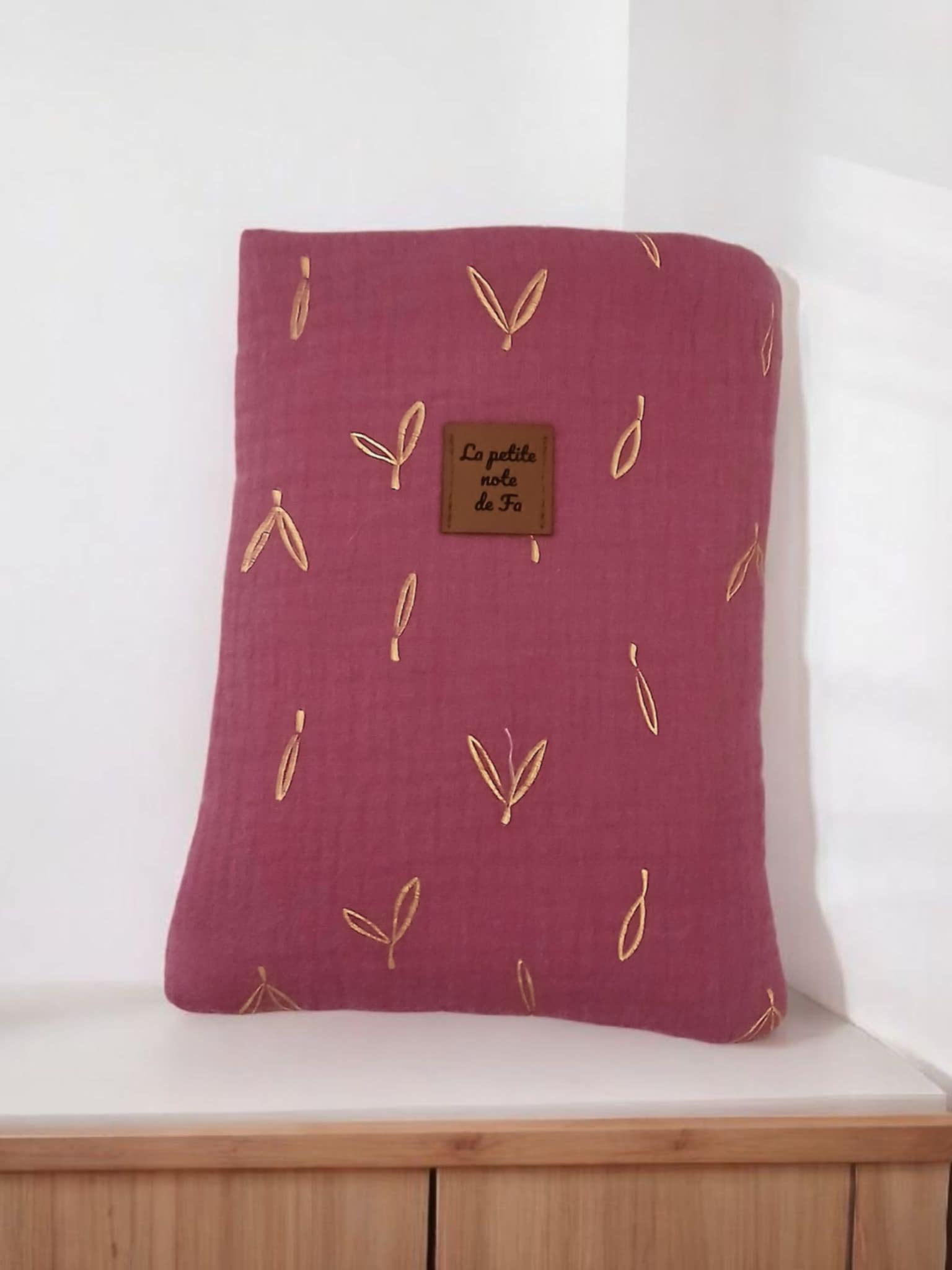 Housse de livre – Framboise Dorée