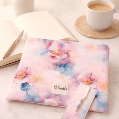 pochette livre degradé pastel