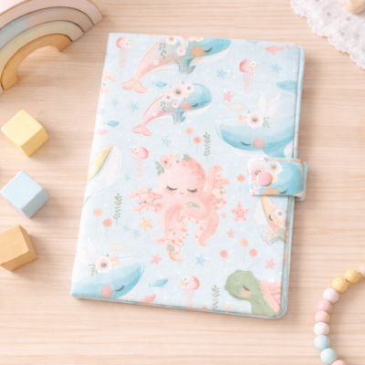 protège carnet de santé animaux de la mer