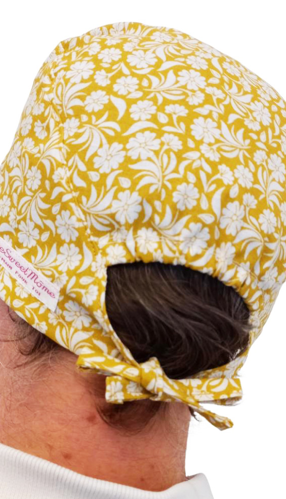 Calot de bloc couvrant - GARDEN - bloc opératoire- chirurgien- dentiste - sage-femme - infirmière - anesthésiste - calot médical - Pharmacien - Pâtisserie