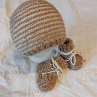 Ensemble bonnet + chaussons