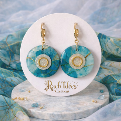 Boucles d'oreilles Aura Turquoise