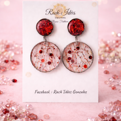 Boucles d'oreilles Eclat Passion