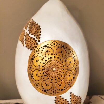 Lampe calebasse - Mille et une nuit