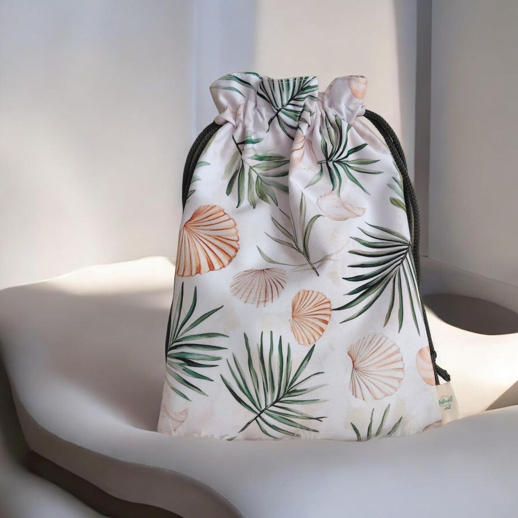 Pochon maillot de bain imperméable – Bikini Bag fait main – Sac plage pratique et élégant – Image 3