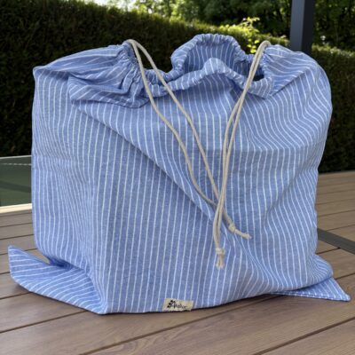 Sac à linge bleu pour les Vacances (grande capacité)