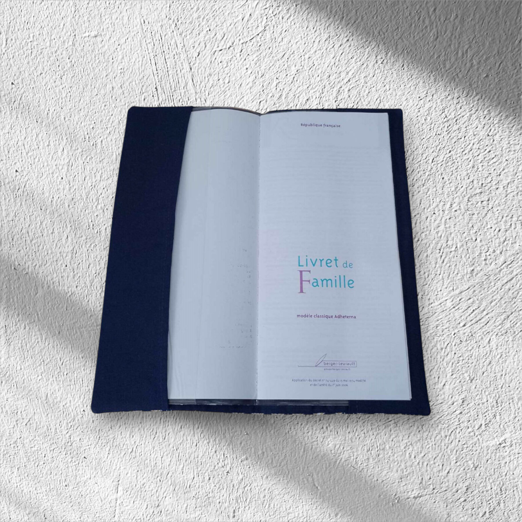 Protège livret de famille, fermeture par attache pression, cadeau de mariage – Image 4