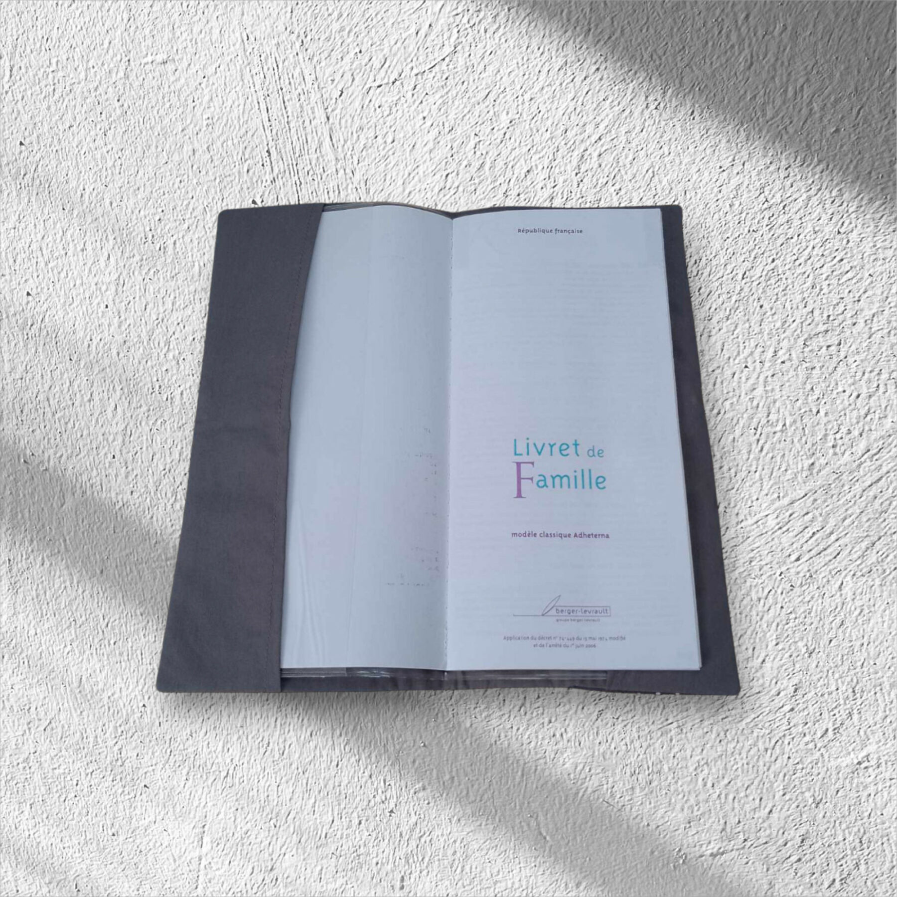 Protège livret de famille, fermeture par attache pression, cadeau de mariage – Image 6