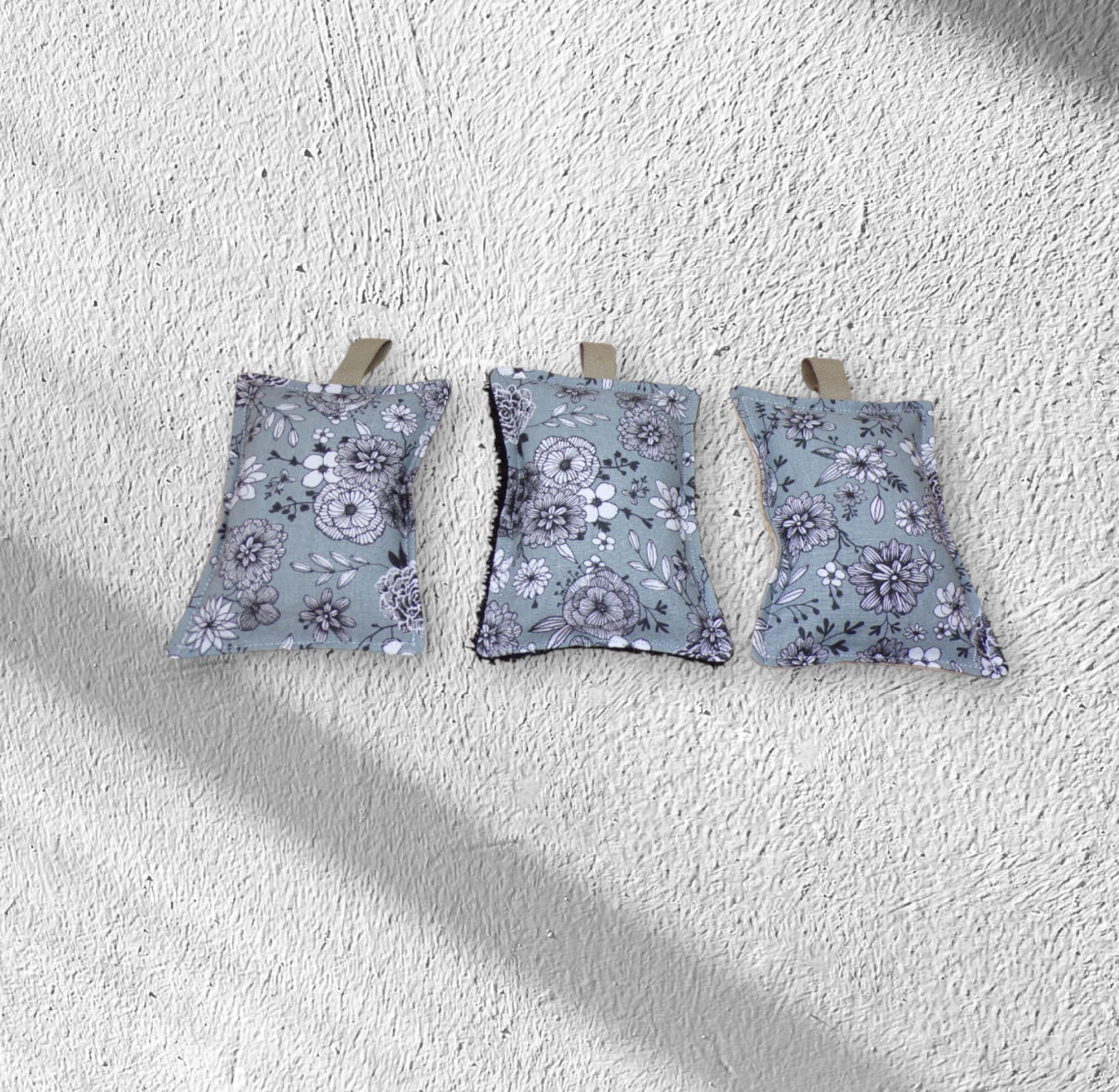 lot de 3 éponges lavables et grattantes coton doublé éponge et nid d'abeille et filet mesh modèle au choix – Image 5