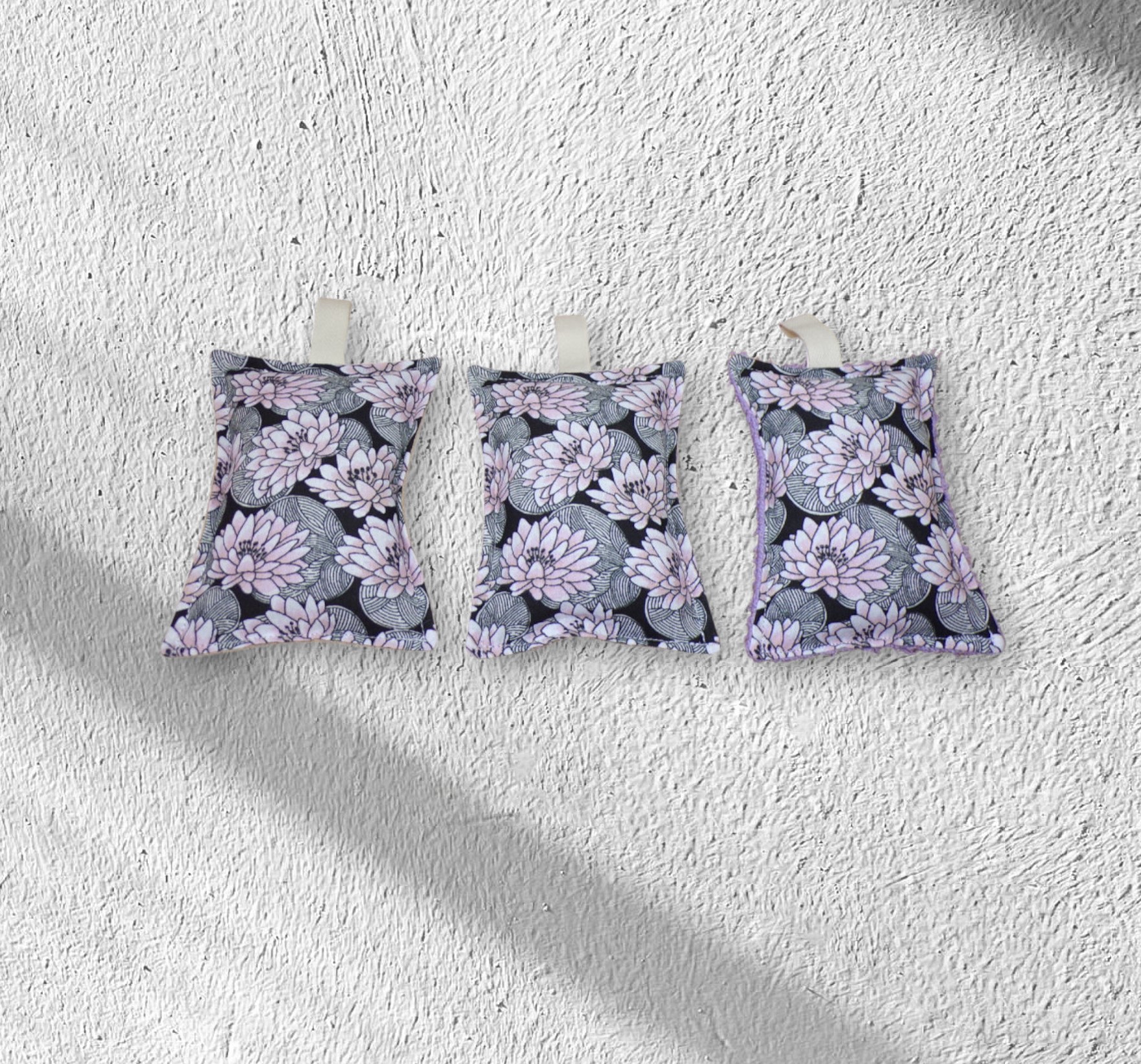lot de 3 éponges lavables et grattantes coton doublé éponge et nid d'abeille et filet mesh modèle au choix – Image 6